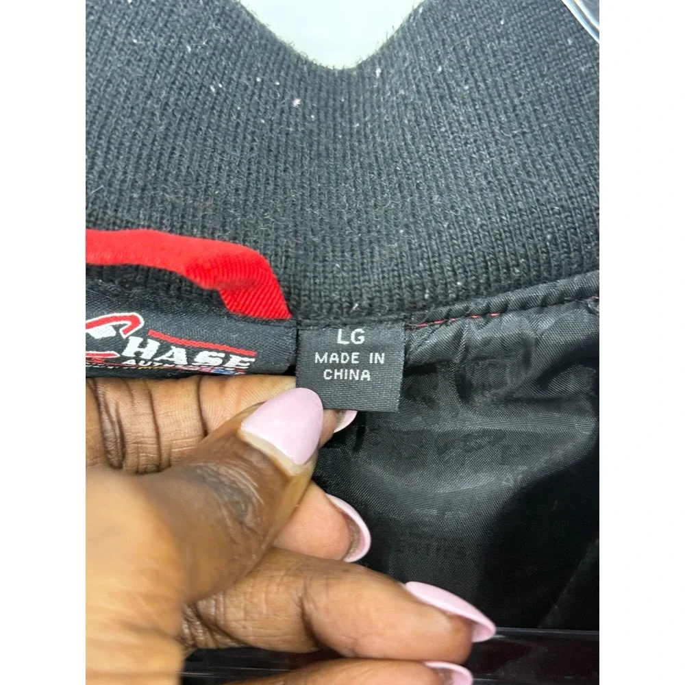 Vintage Jeff Gordon #24 NASCAR Bomber‎ Jacket Men's L Chase Authentics Racing